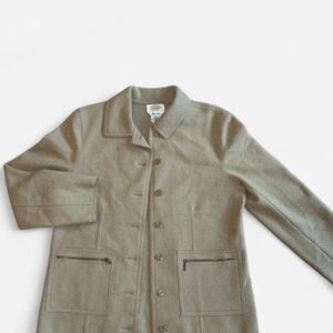 Talbots Women's Utility Jacket Alpaca/Wool blend